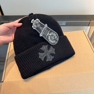 New Chrome Hearts Black Beanie Winter Hat